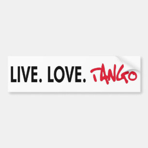 Adesivo Para Carro Design legal do tango vivo do amor!