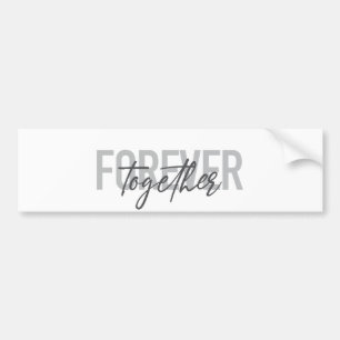 Adesivo Para Carro Design moderno, simples e legal do Forever Juntos
