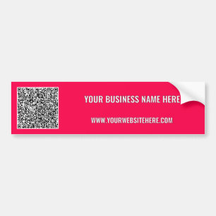 Adesivo Para Carro Design o seu próprio código QR Bumpers Modelo
