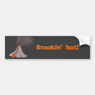 Adesivo Para Carro Design quente do vulcão de Smokin