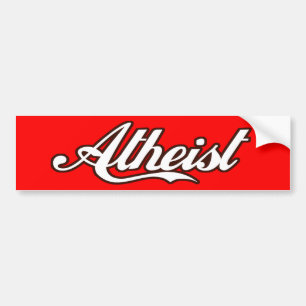 Adesivo Para Carro Design retro ateu