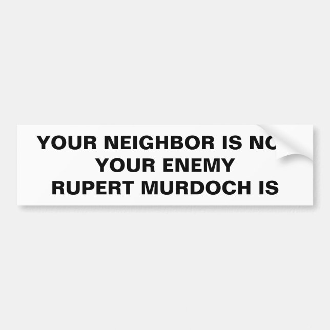 ADESIVO PARA CARRO DESLIGAR NOTÍCIAS FAUX (Frente)