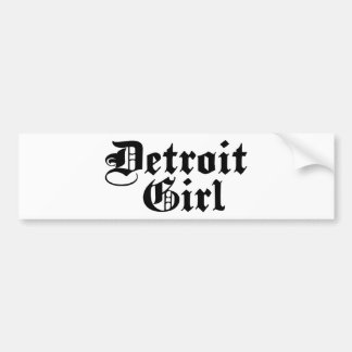 Adesivo Para Carro Detroit Girl