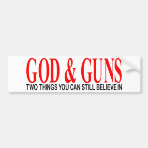 ADESIVO PARA CARRO DEUS & ARMAS