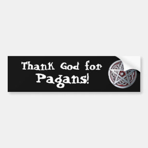 Adesivo Para Carro Deus do obrigado para Pagans!