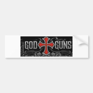 Adesivo Para Carro Deus e armas