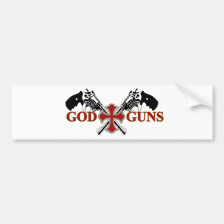 Adesivo Para Carro Deus e armas