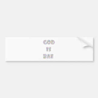 Adesivo Para Carro deus é bae