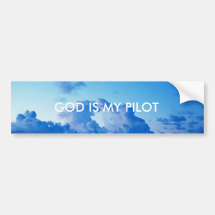 ADESIVO PARA CARRO DEUS É MEU PILOTO