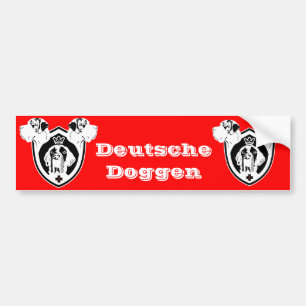 Adesivo Para Carro Deutsche Dogge Wappen