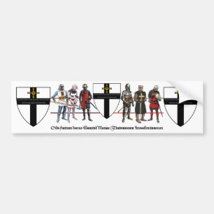 Adesivo Para Carro Deutscher Orden Ritter mit Wappen