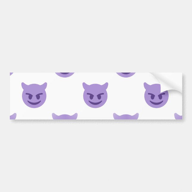 Adesivo Para Carro devil emoji (Frente)