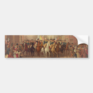 Adesivo Para Carro Dia da evacuação e entrada 1783 de Washingtons N