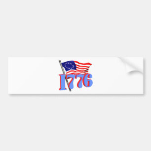 Adesivo Para Carro Dia da Independência 1776