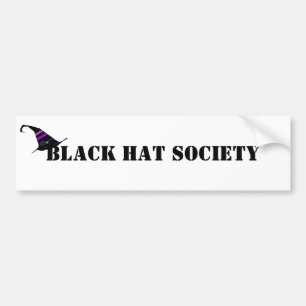 Adesivo Para Carro Dia das Bruxas da Black Hat Society