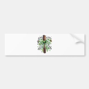 Adesivo Para Carro Dia de São Patrício Fé Cristã Trevo Shamrock