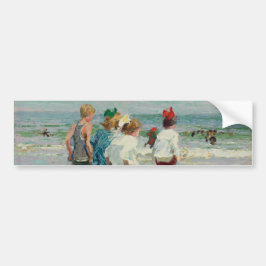 Adesivo Para Carro Dia de Verão na Praia de Brighton (por E.H. Pottha