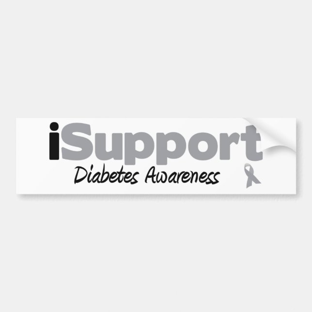Adesivo Para Carro diabetes do iSupport (Frente)
