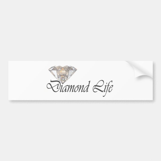 Adesivo Para Carro Diamond Life (Frente)