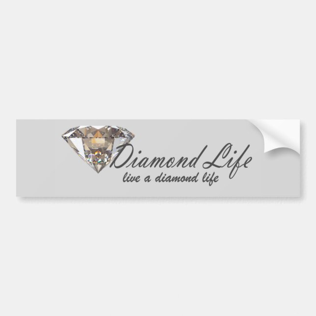 Adesivo Para Carro Diamond Life (Frente)