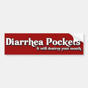 Adesivo Para Carro Diarrhea Pockets Sr. Funny Parody