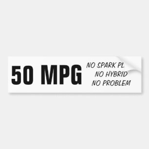 Adesivo Para Carro Diesel 50MPG