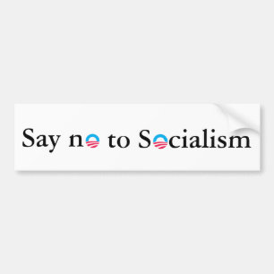 Adesivo Para Carro Diga não ao socialismo