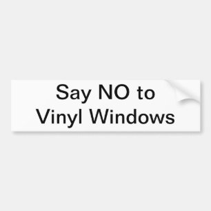 Adesivo Para Carro Diga NÃO ao vinil Windows