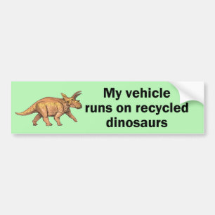 Adesivo Para Carro Dinossauros do reciclado