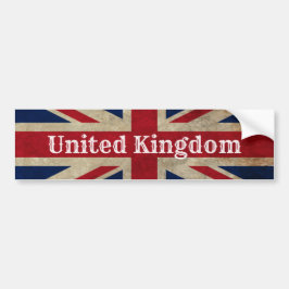 Adesivo Para Carro Distressed UK Flag