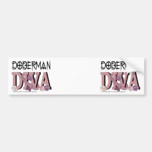Adesivo Para Carro DIVA do Doberman