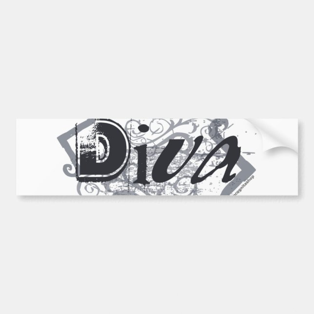 Adesivo Para Carro Diva do Grunge (Frente)