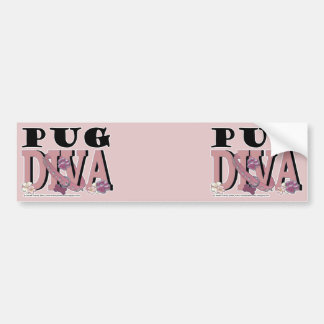 Adesivo Para Carro DIVA do Pug