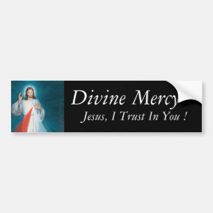 Adesivo Para Carro Divine Mercy Jesus, I Trust In You !