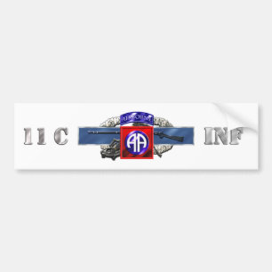 Adesivo Para Carro divisão aerotransportada 11C 82nd