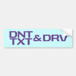 ADESIVO PARA CARRO DNT TXT & DRV
