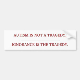 ADESIVO PARA CARRO DO "TRAGÉDIA AUTISMO "