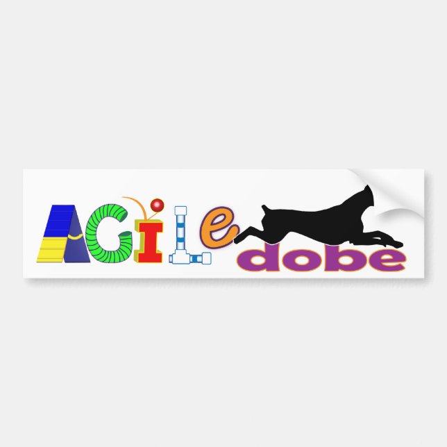 Adesivo Para Carro Dobe ágil Bumpersticker (Frente)