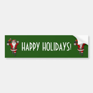 Adesivo Para Carro Doce Papai Noel ama Macaws Parrots
