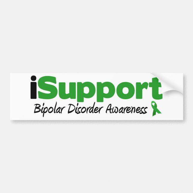 Adesivo Para Carro doença bipolar do iSupport (Frente)