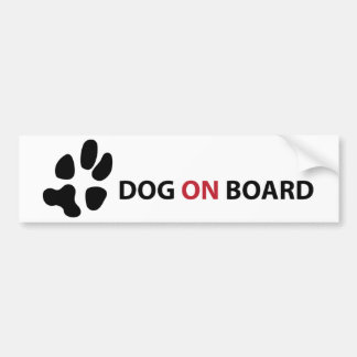 ADESIVO PARA CARRO DOG ON BOARD