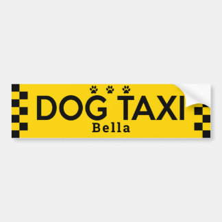 Adesivo Para Carro Dog Taxi à Personaliser Taxi pour chien amusant