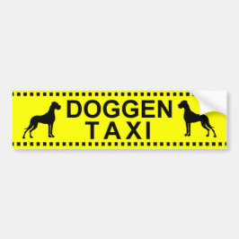 Adesivo Para Carro DoggenTaxi