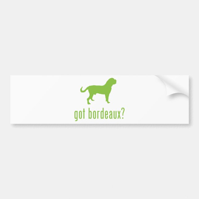 Adesivo Para Carro Dogue de Bordéus (Frente)