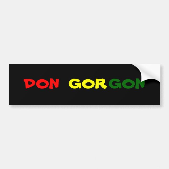 ADESIVO PARA CARRO DOM GORGON (Frente)