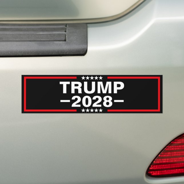 Adesivo Para Carro Donald Trump 2028 Presidente (No carro)