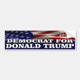 Adesivo Para Carro Donald Trump Democrata 2016