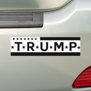 Adesivo Para Carro Donald Trump Flag 2024 Retire a América