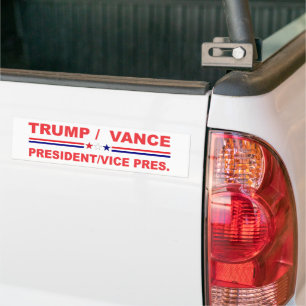 Adesivo Para Carro Donald Trump JD Vance 2024