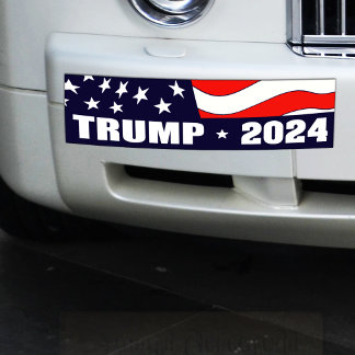 Adesivo Para Carro Donald Trump Presidente 2024 Bumper Sticker